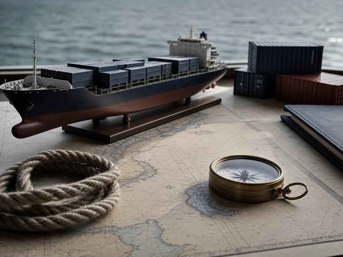 Maritime cargo security review for a cross-border shipment